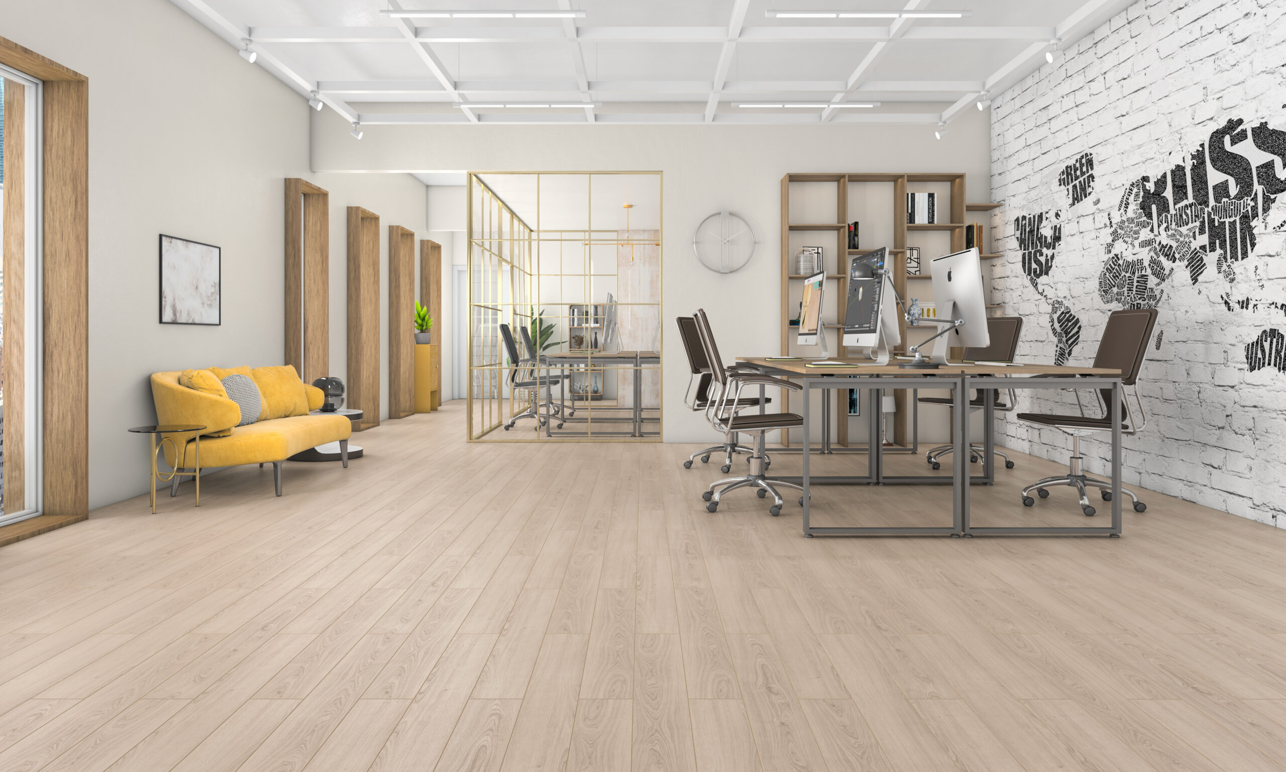 PISO LAMINADO FLOORPAN NATURAL KUM MESE EN LISTÓN 15.7 cm X 120.5 cm X 10 mm - Imagen 9