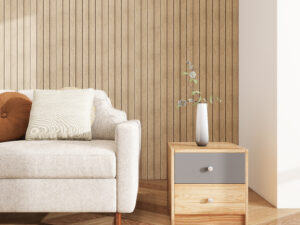 WALL PANEL WOOD GREY/BLACK